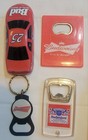 Lot Of Vintage Bottle Openers And Advertising Pieces Budweiser The King Of Beers — photo 2