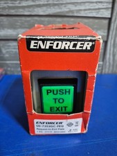 Seco-Larm Enforcer Push To Exit Plate SD-7202GC-PEQ Green Button