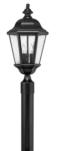 Hinkley Lighting H1671 Edgewater 120v 3 Light 20.5" Tall Post - Black - Picture 1 of 5