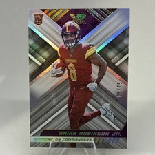 Panini 2022 XR Brian Robinson Jr. Washington Commanders #127 White 5/75 Rookie