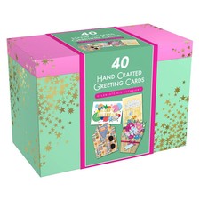 All Occasion Greeting Cards Collection with Envelopes  Storage Box, 40-count