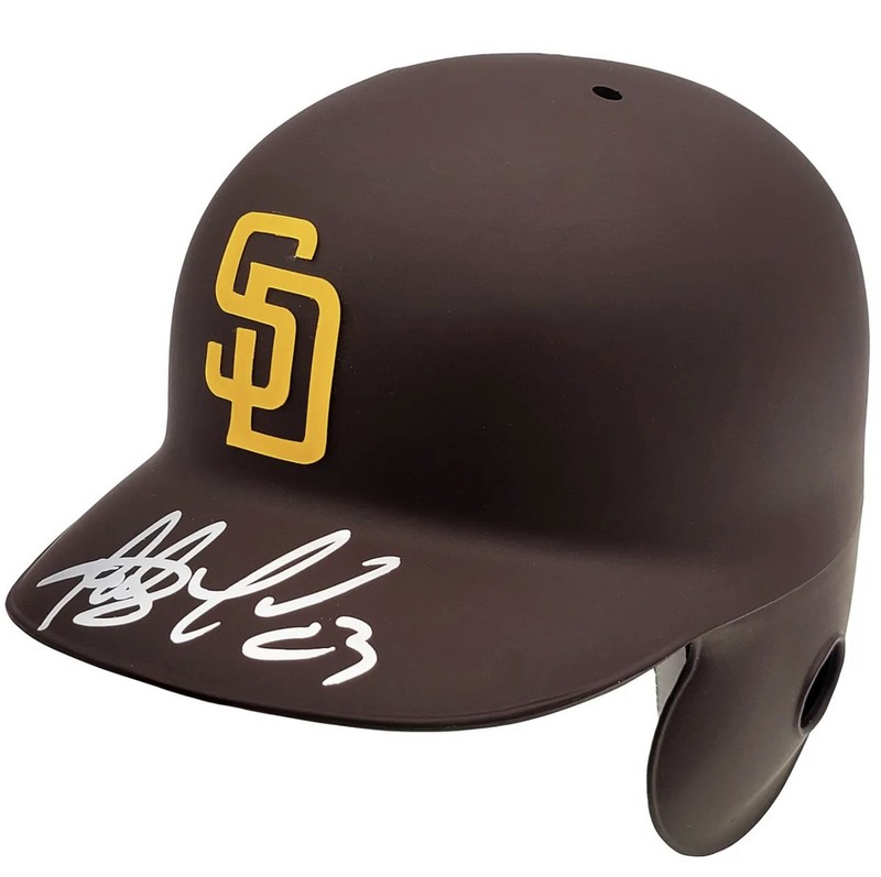 FERNANDO TATIS JR. AUTOGRAPHED PADRES MATTE AUTHENTIC BATTING HELMET JSA 201909