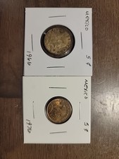 Mexico Cinco QTY 2. (1966; 1976