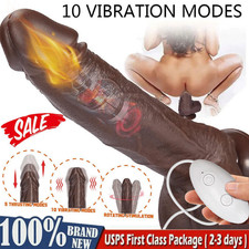Consolador vibrador telescópico realista juguetes sexuales para mujeres control remoto