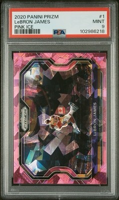 2020 PANINI PRIZM LeBRON JAMES PINK ICE