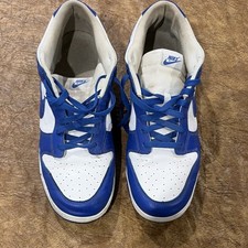 Nike Kentucky Dunks Low Men  s Blue/White Low Top Lace-Up, Pre-Owned Fair