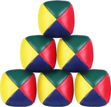 6 Packs Juggling Balls Set for Beginners, Quality Mini Durable Juggle Ball Ki...