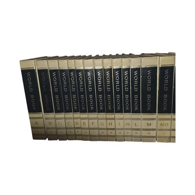 World Book Encyclopedia Complete A-Z Set Vintage Reference 20