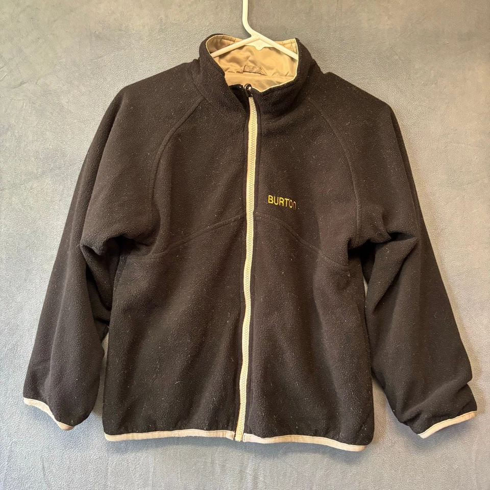 Chaqueta reversible vintage Burton niños cortavientos patinador snowboard surf polar Foto 3 de 4