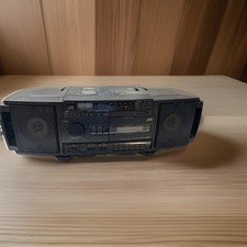 JVC RC-X310 CD Portable Stereo speakers Radio Cd Player Work Cassette Deck Dont