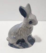 VTG Salt Glaze Rabbit ~ Rowe Pottery Works ~ 1990 