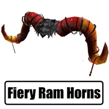 ROBLOX BONUS CHASER 🔱 Fiery Ram Horns⚜️ Sent In eBay Messages!