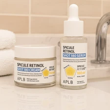 APLB Spicule Retinol Shot 180 Cream & Serum Bundle