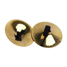 4 Pieces Copper Finger Cymbals, Small Finger Cymbals for Belly Dancing,8128