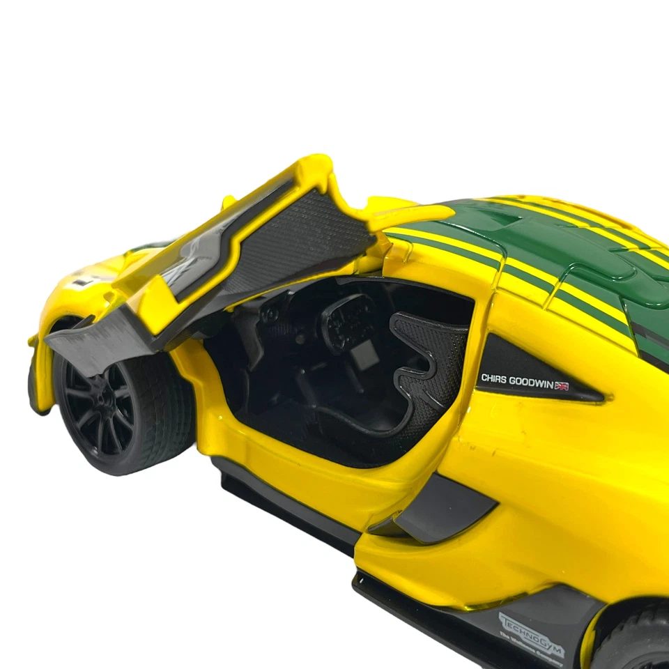 Modellino Auto RW Model 1/24 McLaren P1 GTR #51 2013 Yellow - Immagine 4 di 4