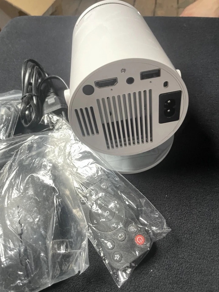 Gaimoo Mini Beamer 4K FHD, 1080P, 180° Drehbar, Dual WiFi, BT 5.0, neuwertig OVP - Bild 4 von 4