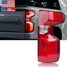 Passenger Side Tail Light Assembly Compatible with Chevy Silverado 1500 2500HD