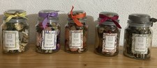 Lot 5 Bocaux Pots Pourris / Fleurs Végétaux séchés  / 5 senteurs différentes