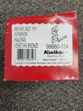 Kwikset Halifax Single-Cylinder Deadbolt Entry Door Interior 966 Hfl Sqt 11p