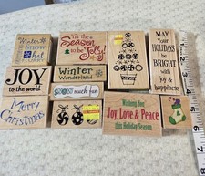 Christmas Winter Rubber Stamps
