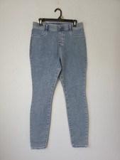Women's Medium Denim Time and Tru High Rise Fitted Jeggings size Medium 8-10
