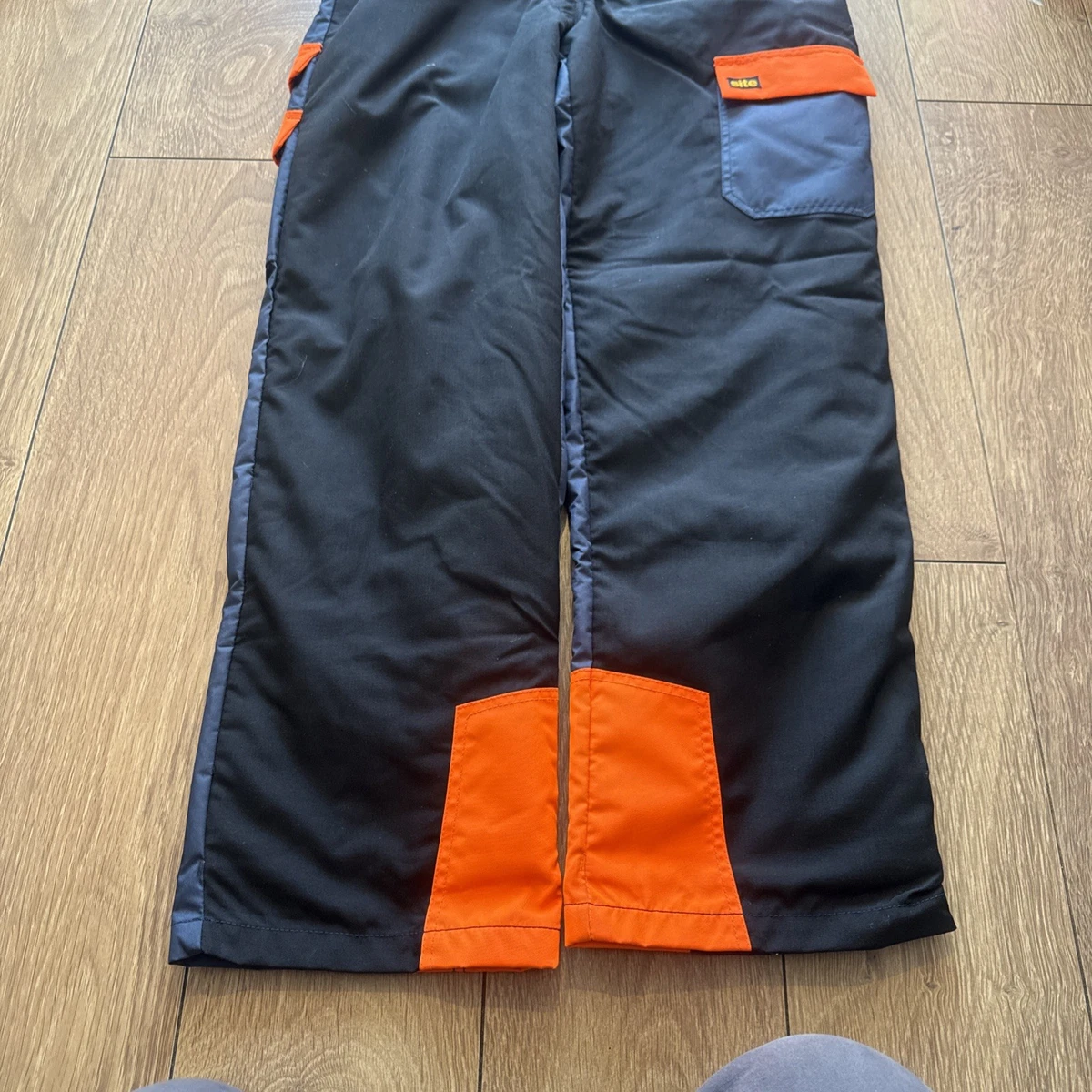 "Pantalones de motosierra Site tipo A tirantes pantalones de seguridad grandes cintura 38-40"""