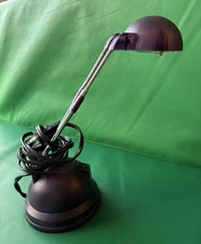 IKEA Expressivo Adjustable Desk Work Lamp Translucent Purple- Vintage, Works