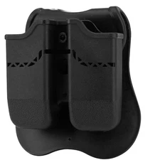 Universal Double Stack Magazine Pouch with Paddle for 9mm .40 Pistol Mag Holder