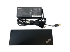 Lenovo ThinkPad Thunderbolt 3 Workstation Dock DK1841 40AN with 135W AC Adapter