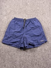 Patagonia Baggies Shorts Mens Small Blue Nylon Swim Trunks Mesh Lined Quick Dry