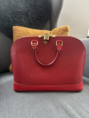 Louis Vuitton Alma PM in Epi Leder rot, top Zustand!