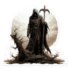 Grim Reaper Death - Vinyl Decal Sticker - Car Window Laptop - ebn9276