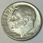 1955-P Roosevelt Dime 90% Silver U.S. 10c Coin Circulated as Pictured - 04