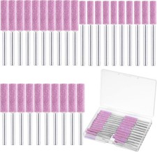 30 Pieces High Hardness Burr Chainsaw Sharpening Stone Kit, 5/32", 3/16",...