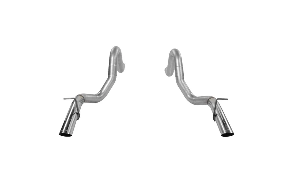 Flowmaster 15820 Aluminized Steel 3" Pre-Bent Tailpipes for 86-93 Ford Mustang Foto 2 de 4