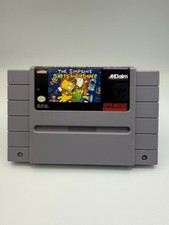 The Simpsons: Bart's Nightmare Super Nintendo (SNES) Authentic Game Tested