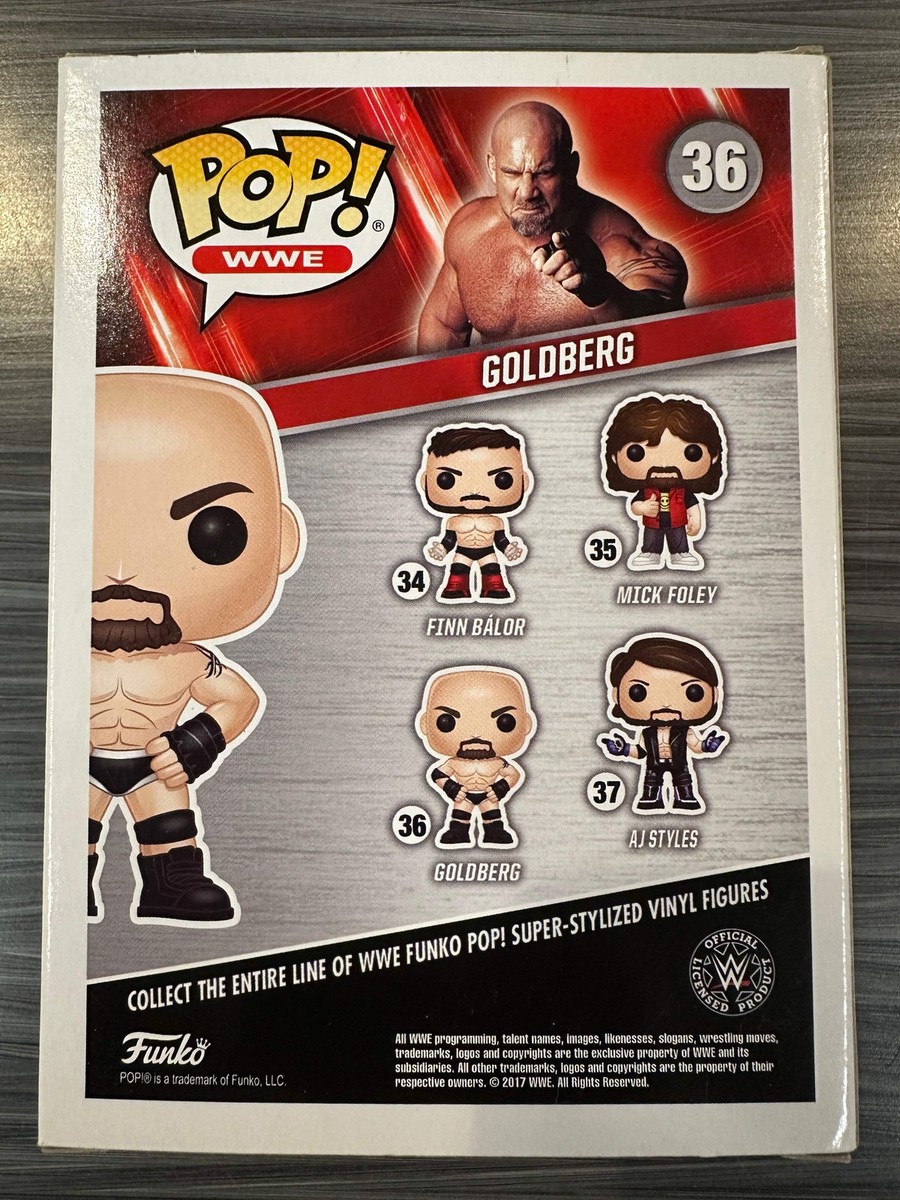 Funko POP! WWE: Goldberg (Damaged Box)[A] #36 | eBay