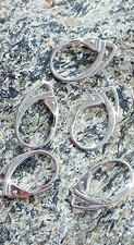   2 Stück ( 1 Paar) 925 Silber Brisuren  DIY...