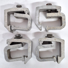 Truck Pickup Cap Canopy Camper Shell Aluminum Clamps Lot Of 4 Truck Pickup Cap Canopy Camper Shell Aluminum Clamps Lot Of 4