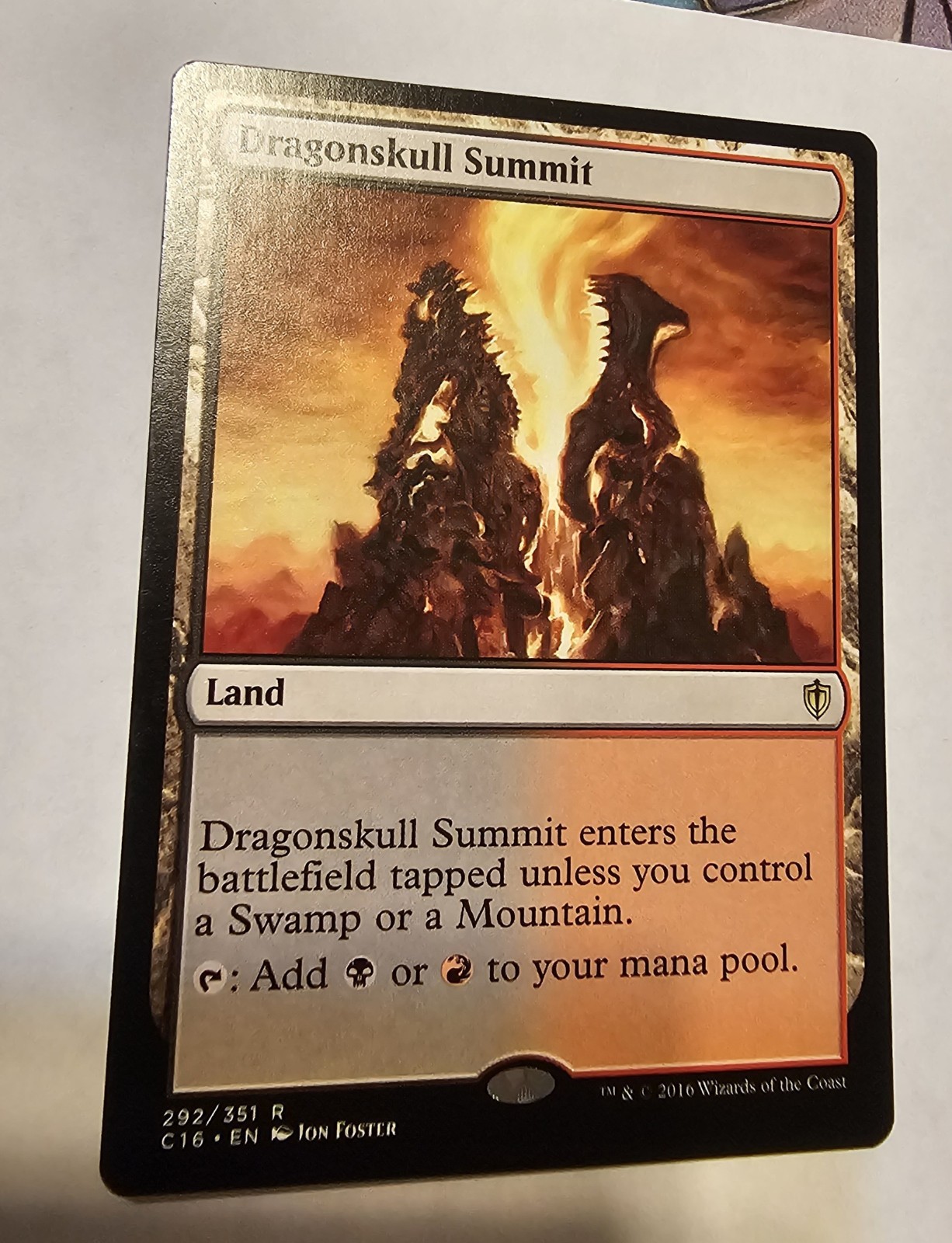 Dragonskull Summit Commander 2016 MTG Magic The Gathering NM
