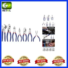 Durable 7-Piece Pliers Set with Ergonomic Grip for Effortless DIY Projects