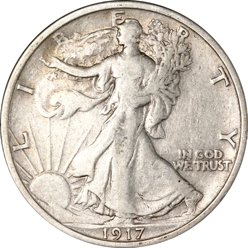 1917-P Walking Liberty Half