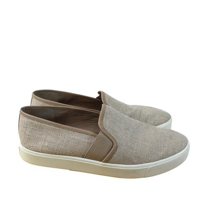 Vince Slip On Shoe Womens 8.5 Beige Comfort Preppy Modern Beach Summer