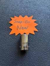 snap-on tools 1/2" drive chrome shallow 6 point TW221 11/16 inch sae new