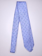 Romario Manzini Mens Formal Necktie 58"Lx3"W Blue Neck Tie
