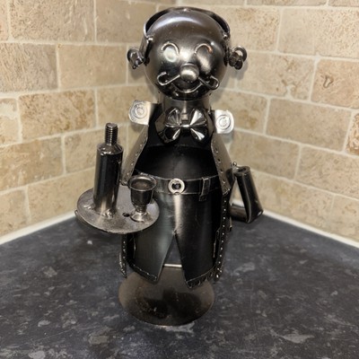 Mancave Brubaker Stil Metall Flaschenhalter Sommelier Wein Kellner Steward