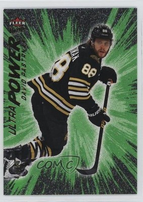 2024-25 Upper Deck Fleer Ultra Power Green Achievement 43/50 David Pastrnak u8j