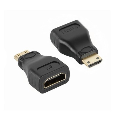 Tecmojo HDMI Adapter & Kupplung Typ (8K Mini auf HDMI) schwarz 