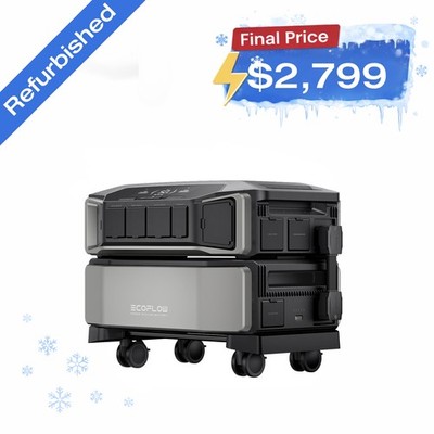 EcoFlow DELTA Pro Ultra 6kWh Power Station LiFePO4 Battery