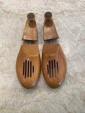 Vintage Pair Florsheim Wooden Shoe Tree Size 8C Wood Form Shoe Stretcher